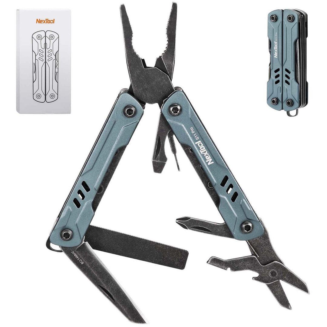 NexTool Multitool Mini Sailor S11 Pro,12-in-1 Multi Tool,Kompaktes EDC-Werkzeug mit Upgraded Materia
