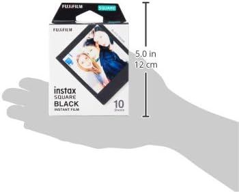 INSTAX Square Film Black Frame (Packung mit 2) Black Border 10 Stück (Packung mit 2), Black Border 1