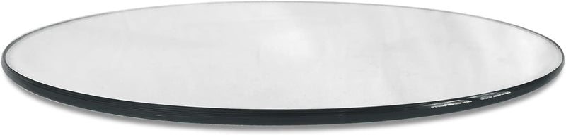iomangio® Glasplatte Rund Ø 80 cm | transparente Tischplatte aus gehärtetem ESG-Sicherheitsglas | 8