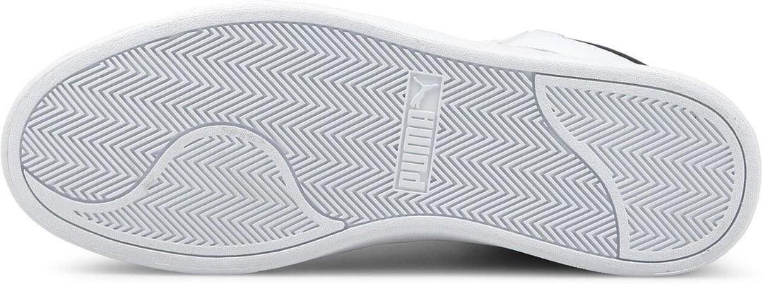 PUMA Unisex Shuffle Mid Sneaker 37.5 EU Puma White Puma White Puma Black Puma Team Gold, 37.5 EU Pum