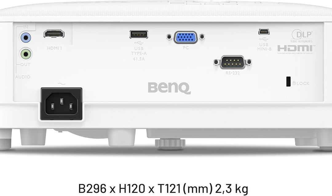 BenQ WXGA-Business-Beamer (MW560C) – DLP – 4.000 Lumen Starke Helligkeit – 20.000:1 hohes Kontrastve