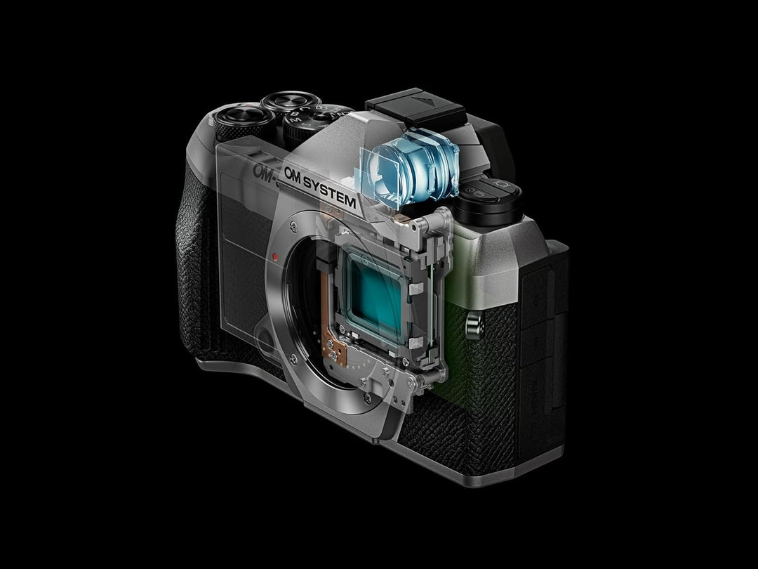 OM SYSTEM OM-5 Micro Four Thirds Systemkamera inklusive M.Zuiko Digital ED 12–40 mm PRO II Objektiv,