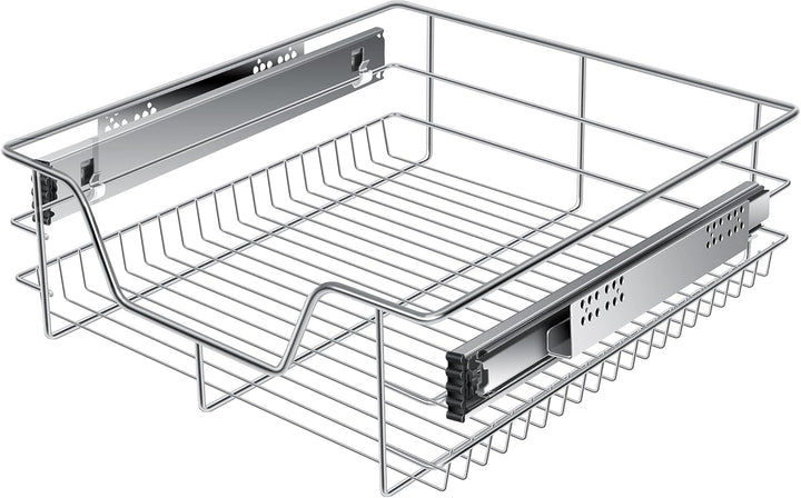 KESSER® Teleskopschublade 50 cm ✓ Küchenschublade ✓ Küchenschrank ✓ Korbauszug ✓ Schrankauszug ✓ Vol