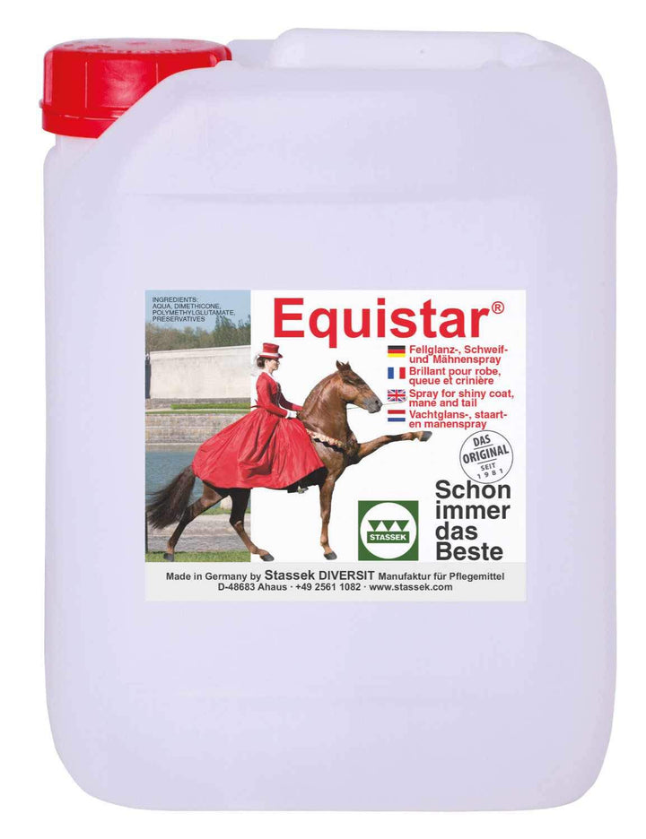 Stassek Equistar Fellglanz- u. Mähnenspray 5 Liter Equistar Fellglanz - Mähnen-und Schweifspray