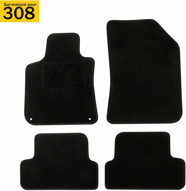 DBS Autofussmatte - nach Mass - 4-teilig - schwarzer Nadelfilz 600g/m² - Sortiment One - 1765682 1 |