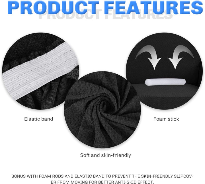 MAXIJIN Creative Jacquard Extra grosse Couchbezüge für 3- oder 4-Sitzer, super Dehnbare rutschfeste