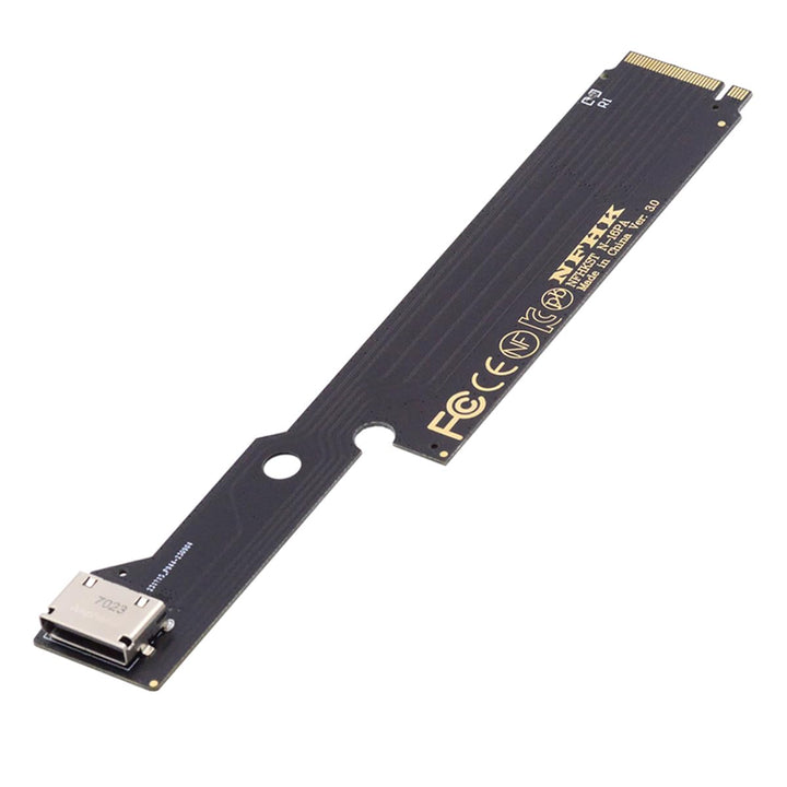 cablecc PCI-E 3.0 M.2 M-Key zu OCULINK SFF-8612 SFF-8611 Host-Adapter für Externe Grafikkarte & SSD