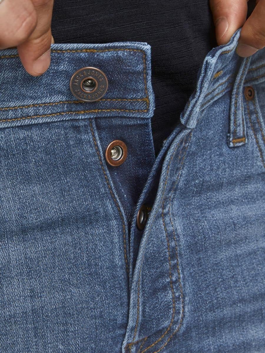 JACK & JONES Herren Shorts S Blue Denim, S Blue Denim