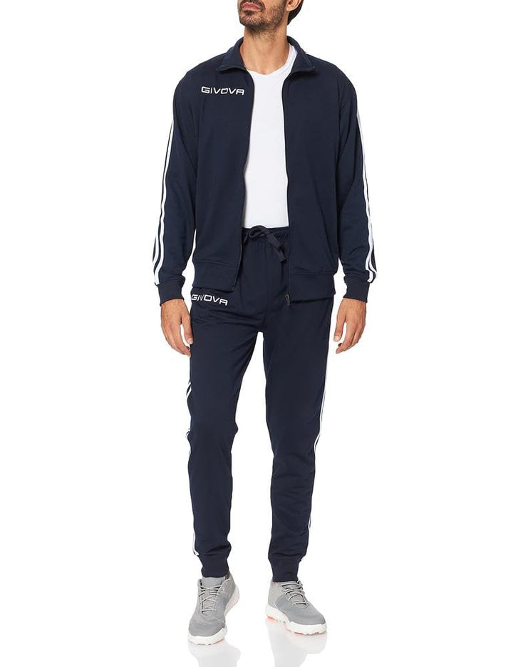 Givova Unisex Anzug Schule Senior Sportoutfit (1er Pack) M blau/blau, M blau/blau