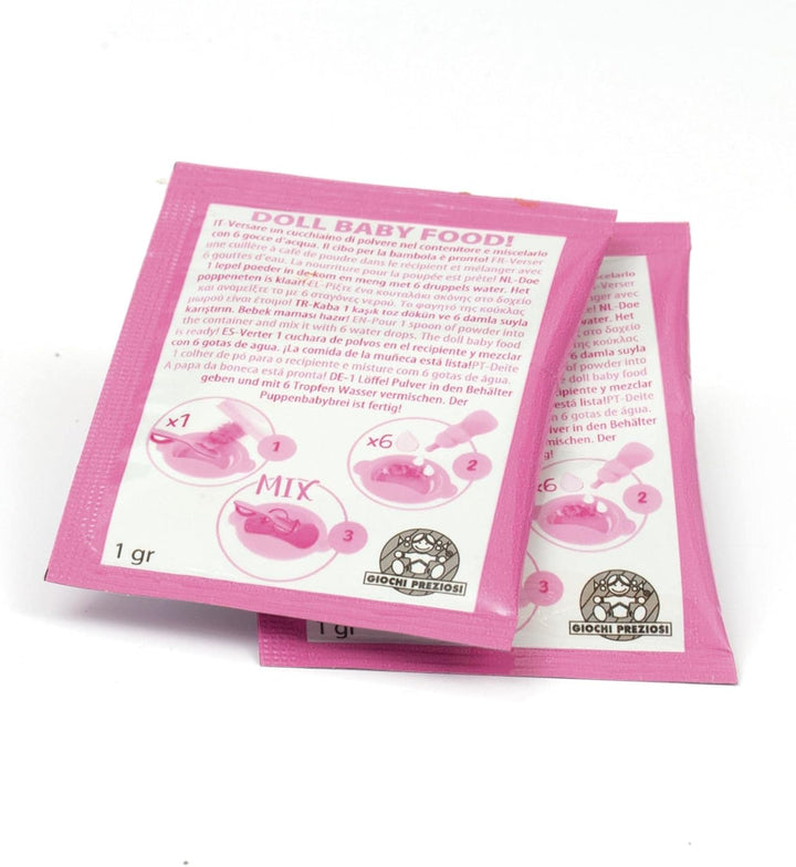 Cicciobello Amicci CC022100 Food Time Boys and Girls, Niedliche Baby Schnuller, Bunte Windel, Minifi