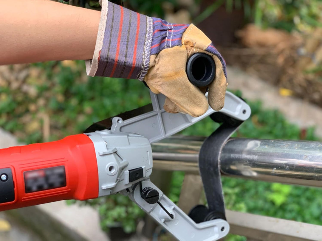 Aidelife Rohrbandschleifer-Aufsatz Adapter Zubehör, Edelstahl, Metall, Holz,Rohrpolieren, Schleifen