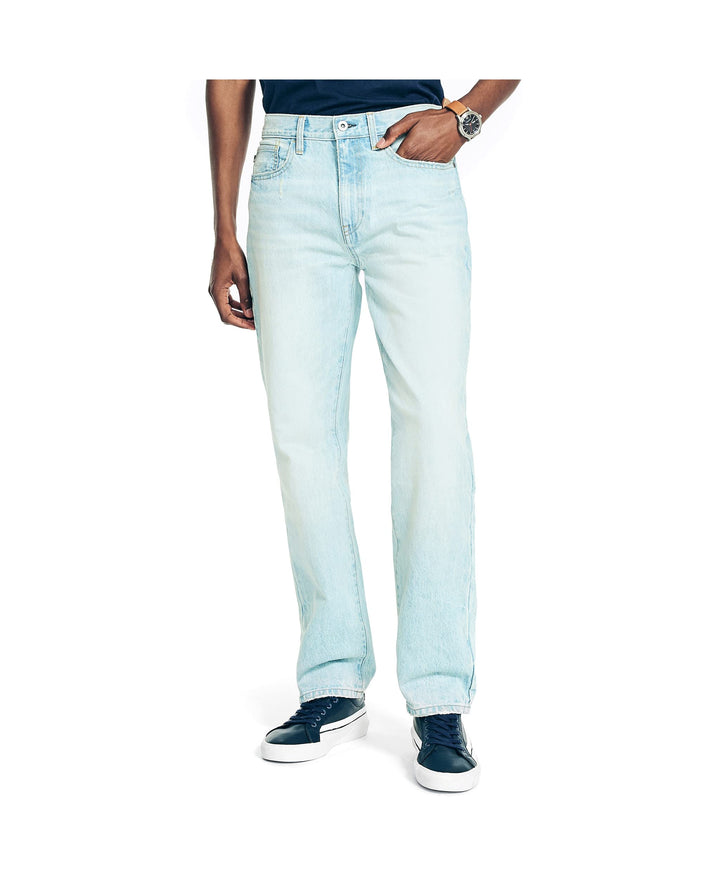 Nautica Herren Lockerer Passform Jeans 32W / 32L Ocean Shallow Wash, 32W / 32L Ocean Shallow Wash