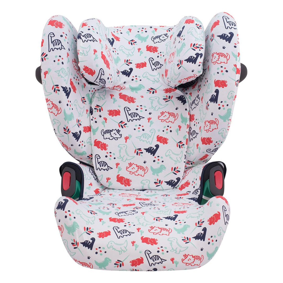 JYOKO KIDS Bezug Kompatibel mit Cybex Solution G I-size (Dino Party)