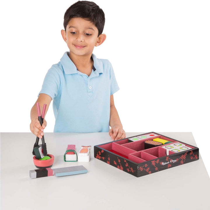 Melissa & Doug - Sushi-Schneidespielzeug aus Holz Sushi-Set, Sushi-Set