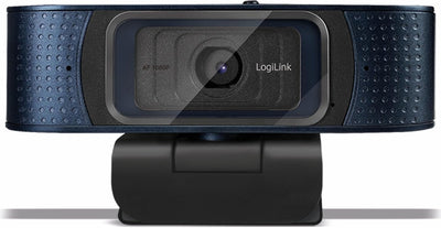 LogiLink UA0379 - Konferenz HD-USB-Webcam Professional, 80° Weitwinkelobjektiv, Dual-Mikrofon mit Ra