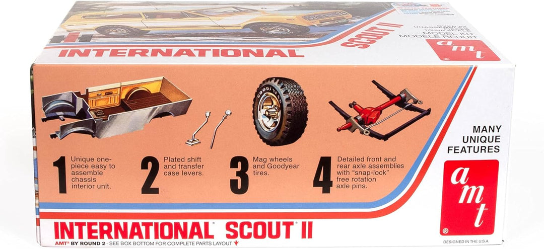 AMT 1977 International Harvester Scout II Modellbausatz im Massstab 1:25