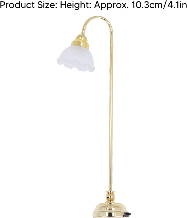 RiToEasysports Puppenhaus-Stehlampe Im Massstab 1:12, Miniatur-Puppenhaus-Dekor-Mini-Lampe für Puppe