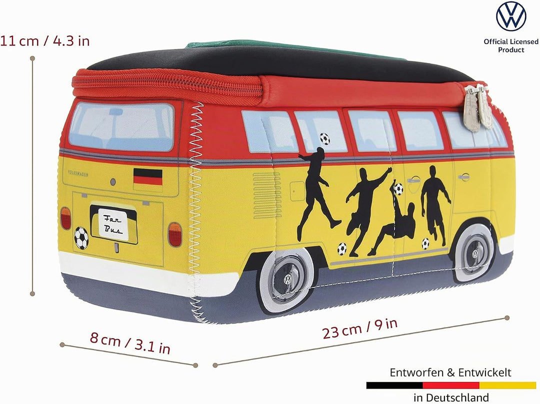 BRISA VW Collection - T1 Bulli Bus Kulturbeutel Kosmetiktasche | Volkswagen Universaltasche Waschbeu