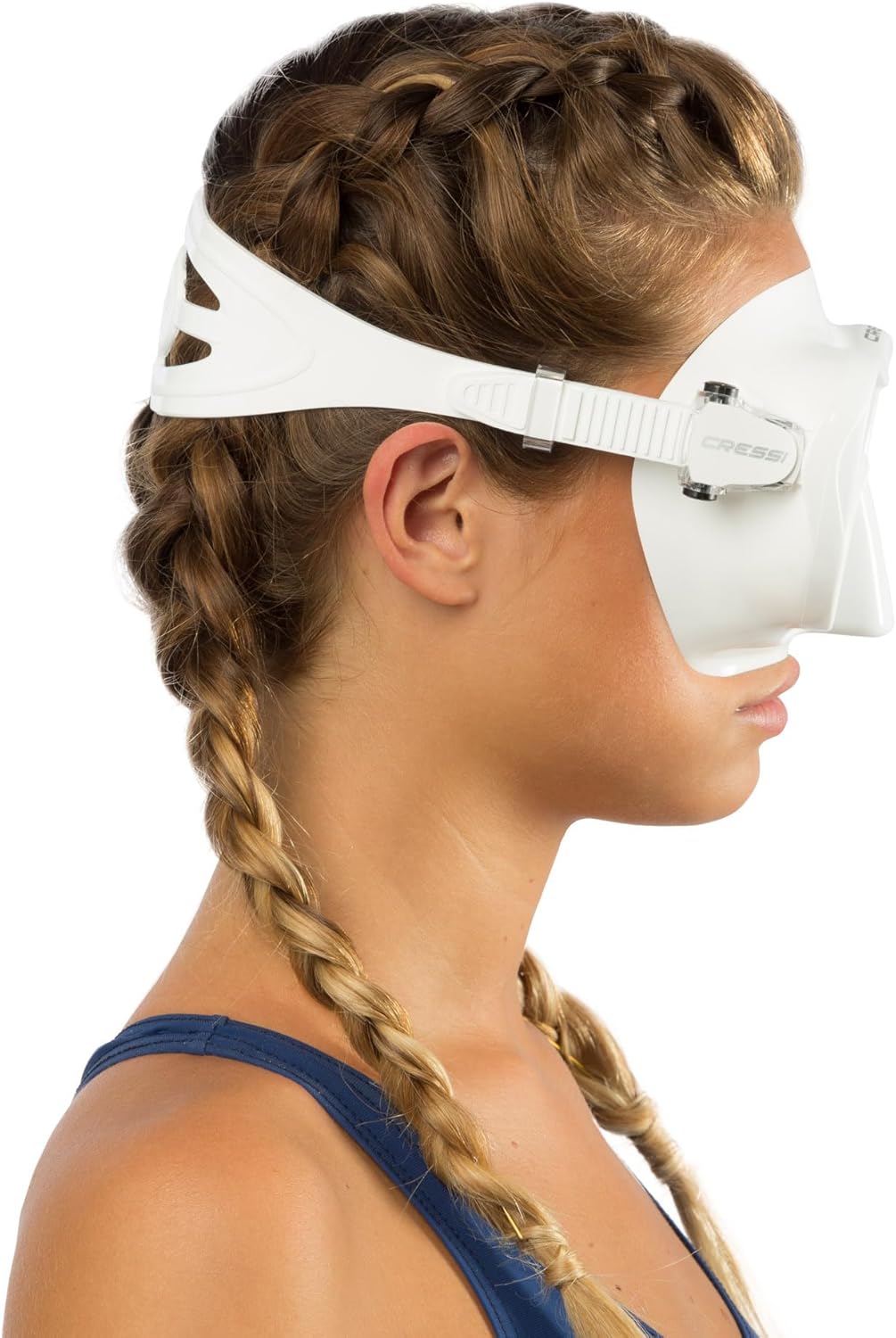 Cressi F1 - Rahmenlose Maske oder Rahmenlose Maske + Schnorchel Dry Combo Set zum Tauchen und Schnor