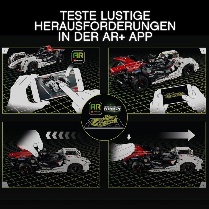 LEGO 42137 Technic Formula E Porsche 99X Electric, Rennauto für Jungen und Mädchen, Modellauto-Bausa