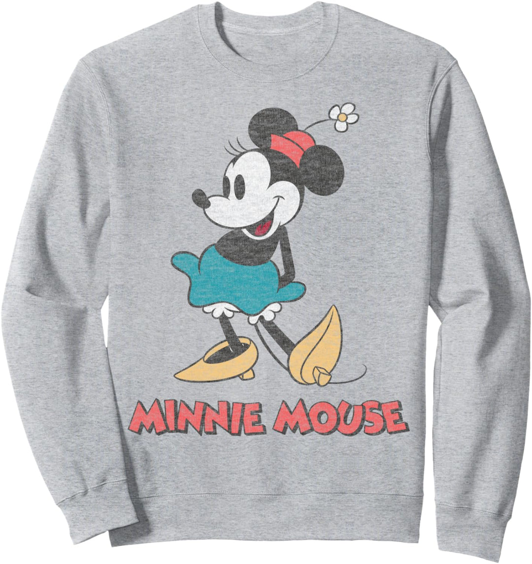 Disney Mickey And Friends Minnie Mouse Vintage Portrait Sweatshirt