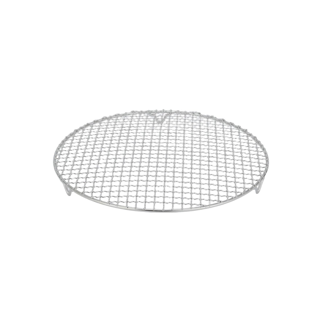 Edelstahl Grillrost Rund Mit 2cm Füssen Ø10-42.5cm - Universelles Kochgitter Für Heissluftfritteusen