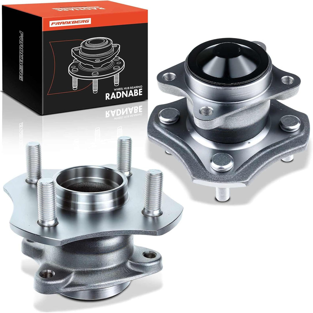Frankberg 2x Radnabe Radlagersatz Hinterachse für Yaris P1 Yaris Verso P2 1.0L-1.5L 1999-2005 424100