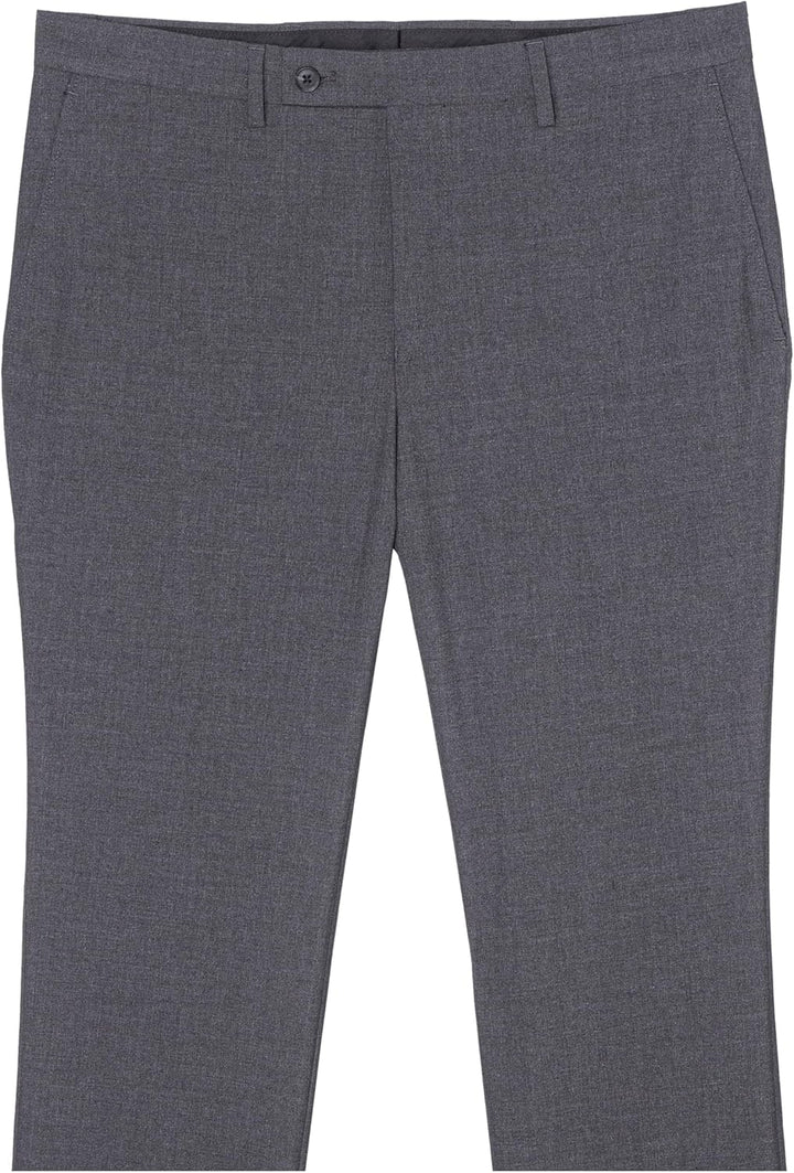 DKNY Herren Klassische Hose 30W / 32L Anthrazit Massiv, 30W / 32L Anthrazit Massiv