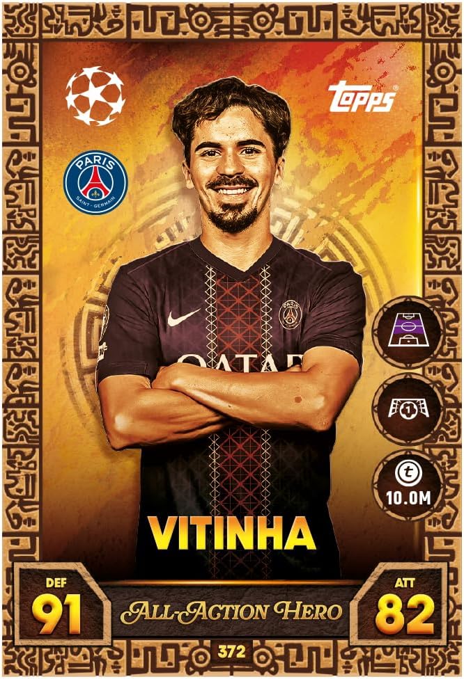 Topps UCC Match Attax 2025/26 - Mega Tin - Battlers - enthält 45 Match Attax Karten plus 3 exklusive