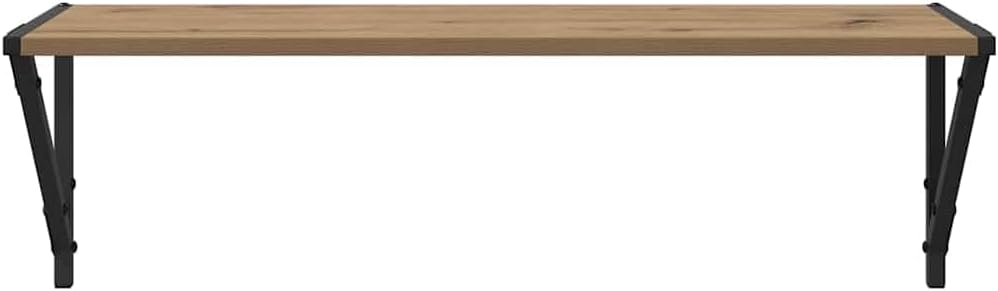 vidaXL Wandregale 2 pcs Artisan-Eiche 80 x 25 x 25,5 cm Holzwerkstoff, Stylische Wohnzimmerregale, l