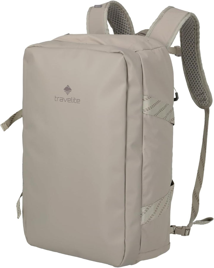 travelite Reisetasche Venture LINE M, 50x34x23 cm, 44 Liter, Weekender Sand M (50 x 34 x 23 cm), San