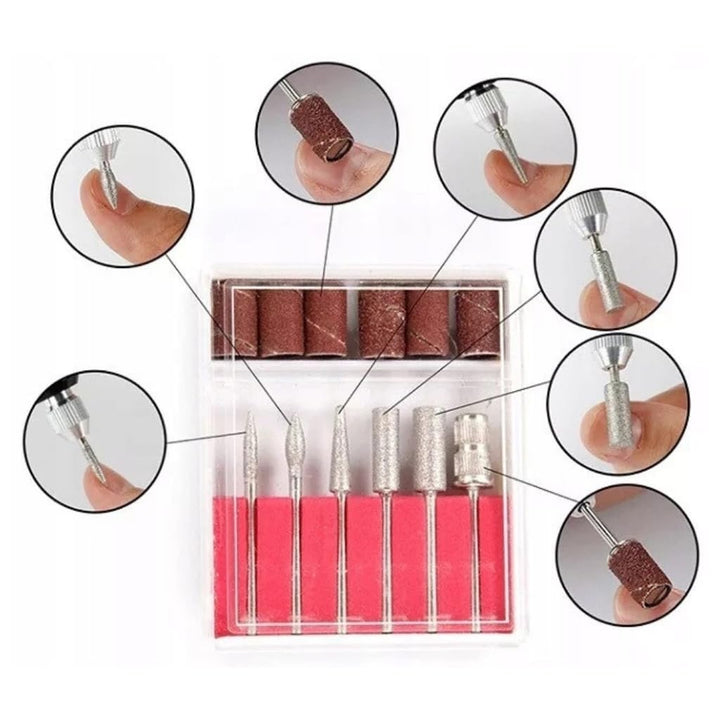 Lewer - Nagelfräser Set DM-2000 20W, Professionelles Maniküre & Pediküre Set, Nagelhaut- & Lackentfe