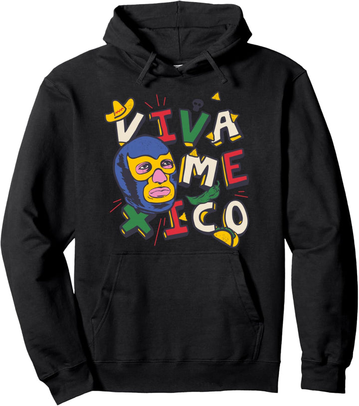 Lucha Libre Mexiko Wrestling Maske Geburtstag Outfit Junge Pullover Hoodie