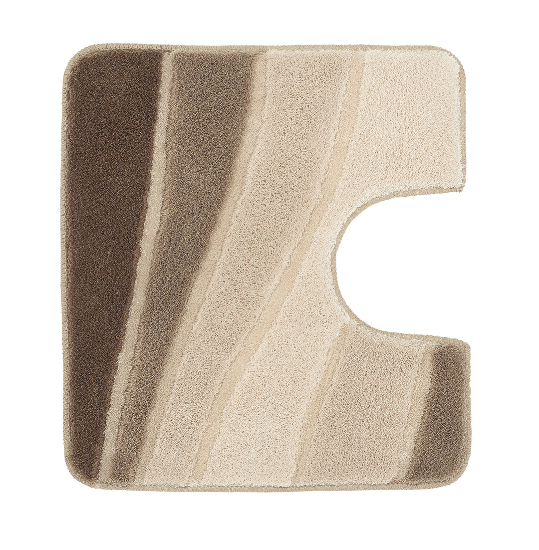 Meusch WC-Vorleger Ocean hellgrau 55 x 50 cm 55 x 50 cm Taupe, 55 x 50 cm Taupe