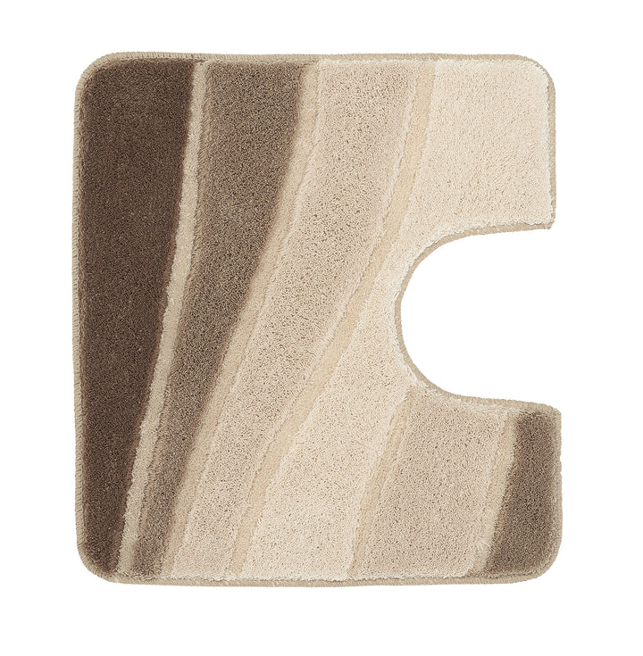 Meusch WC-Vorleger Ocean hellgrau 55 x 50 cm 55 x 50 cm Taupe, 55 x 50 cm Taupe