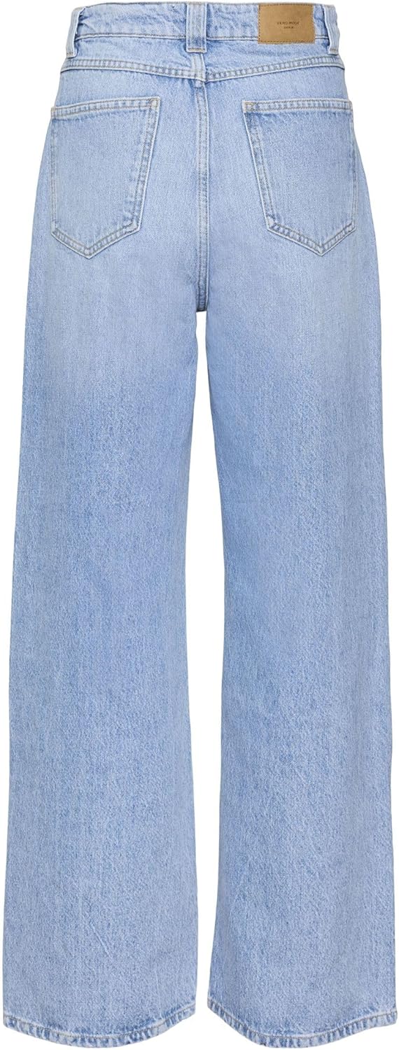 VERO MODA Damen Jeans 28W / 32L Light Blue Denim, 28W / 32L Light Blue Denim
