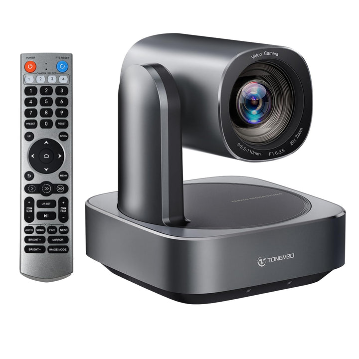PTZ-Kamera mit 20-Fach optischem Zoom,TONVEO USB HDMI LAN IP Live-Streaming-Kamera,1080P 60fps Video