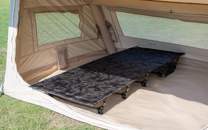 TOMOUNT Feldbett Ultraleichtes 190x70cm Camp Klappbett aus Aluminium Kompaktes Campingliege einfach