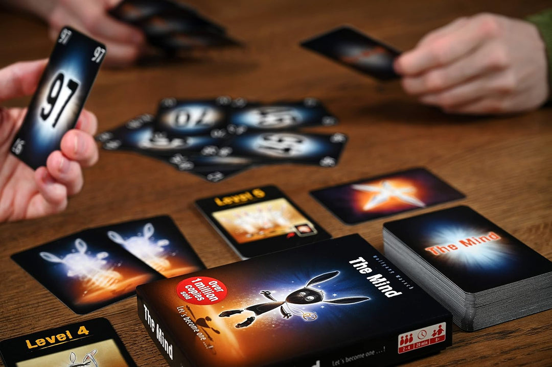 NSV, The Mind UK Version, Card Game, Ages 8+, 2-4 Players, 20 Minutes Playing Time Einzeln, Einzeln