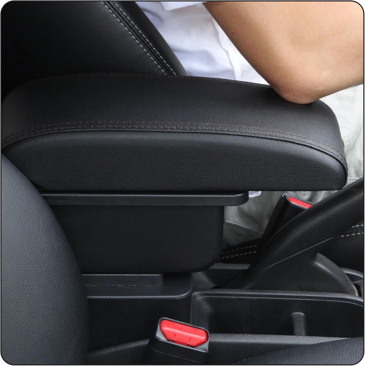 YJYWZH Auto Armlehnen für Golf 6 Mk6 2008-2013 Jetta Mk5 2006-2011 Vento Wagon 2009 2010 Doppelschic
