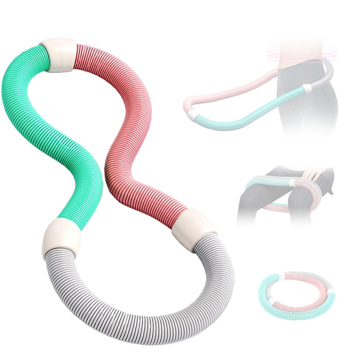 Hula Hoop Reifen Erwachsene für Erwachsene (1,65 kg) mit Federdesign, höherer Kalorienverbrauch, rüc