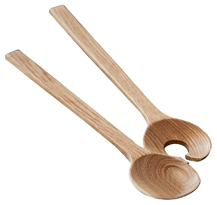 BITZ Salatbesteck 32 cm Eiche 32 cm - dia. 8 cm, 32 cm - dia. 8 cm