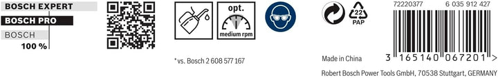 Bosch Professional 5x HSS-G Metallbohrer (für Metall, Ø 9,5 mm, Robust Line, Zubehör Bohrmaschine) Ø
