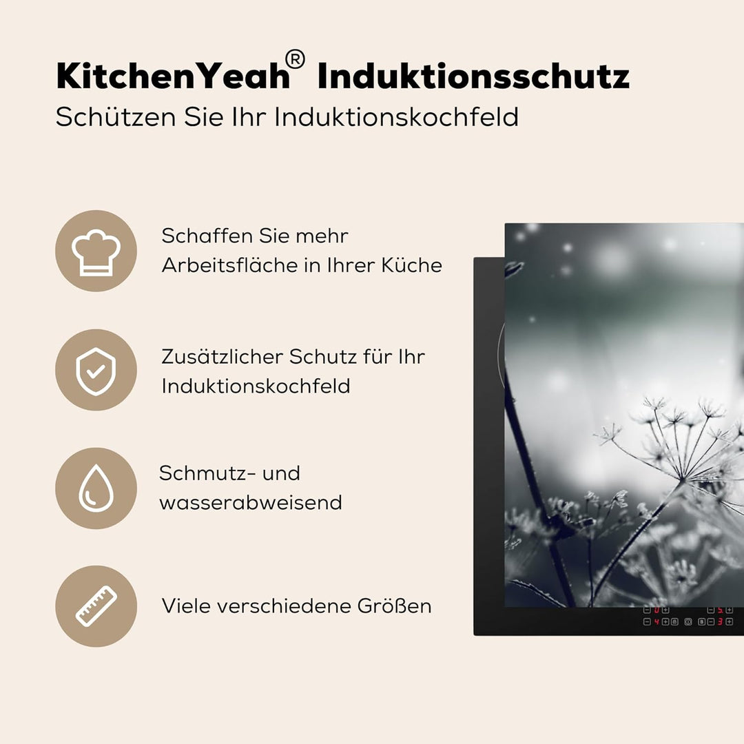 Herdabdeckplatte Einteilig Herdabdeckung Abdeckplatte für Ceranfeld Abdeckung Induktionskochfeld Auf