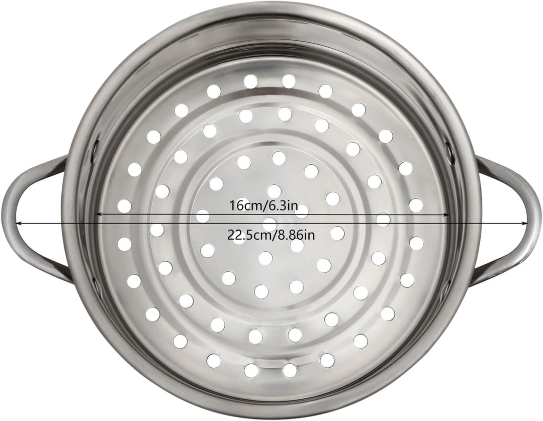 Edelstahl Dampftopf, Kartoffeldämpfer aus Edelstahl, leisch Gemüse Kochen Dampf Topf Küche Topf Damp