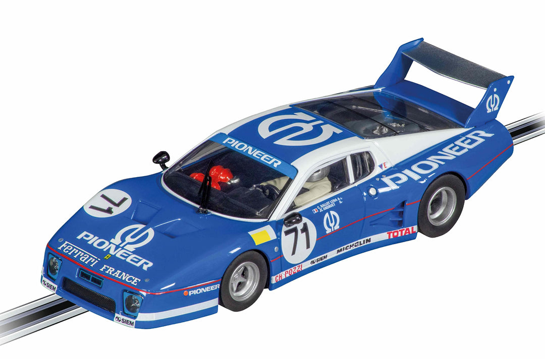 Carrera DIGITAL 132 Ferrari 512 BB LM "C.Pozzi, No.71" Auto für Autorennbahn Set für Erwachsene & Ki