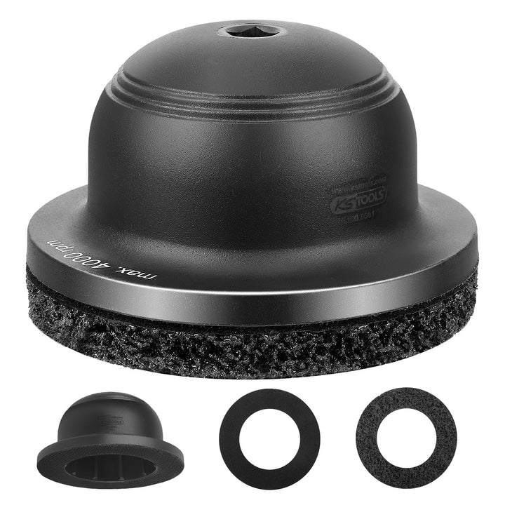 Aluminium Radnabenschleifer, 1/2" Radnaben-Schleifmaschine mit 90mm-150mm Schleifrad, Kugelkopfschle