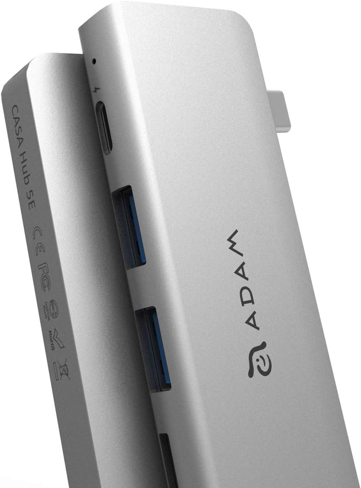 ADAM elements CASA Hub 5E 5-in-1 | Apple MacBook & USB-C Notebooks | grau | AAPADHUB5EGY
