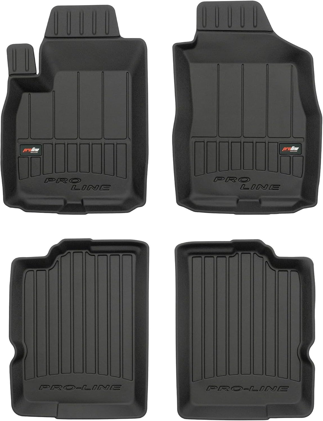 SMK Gummimatten Auto fussmatten Satz für FIAT Panda II 2003-2012 Erleben Sie einen neuen Standard de