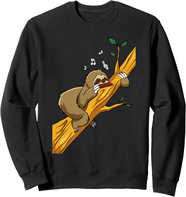 Mundharmonika, Mundharmonika, Faultier Sweatshirt